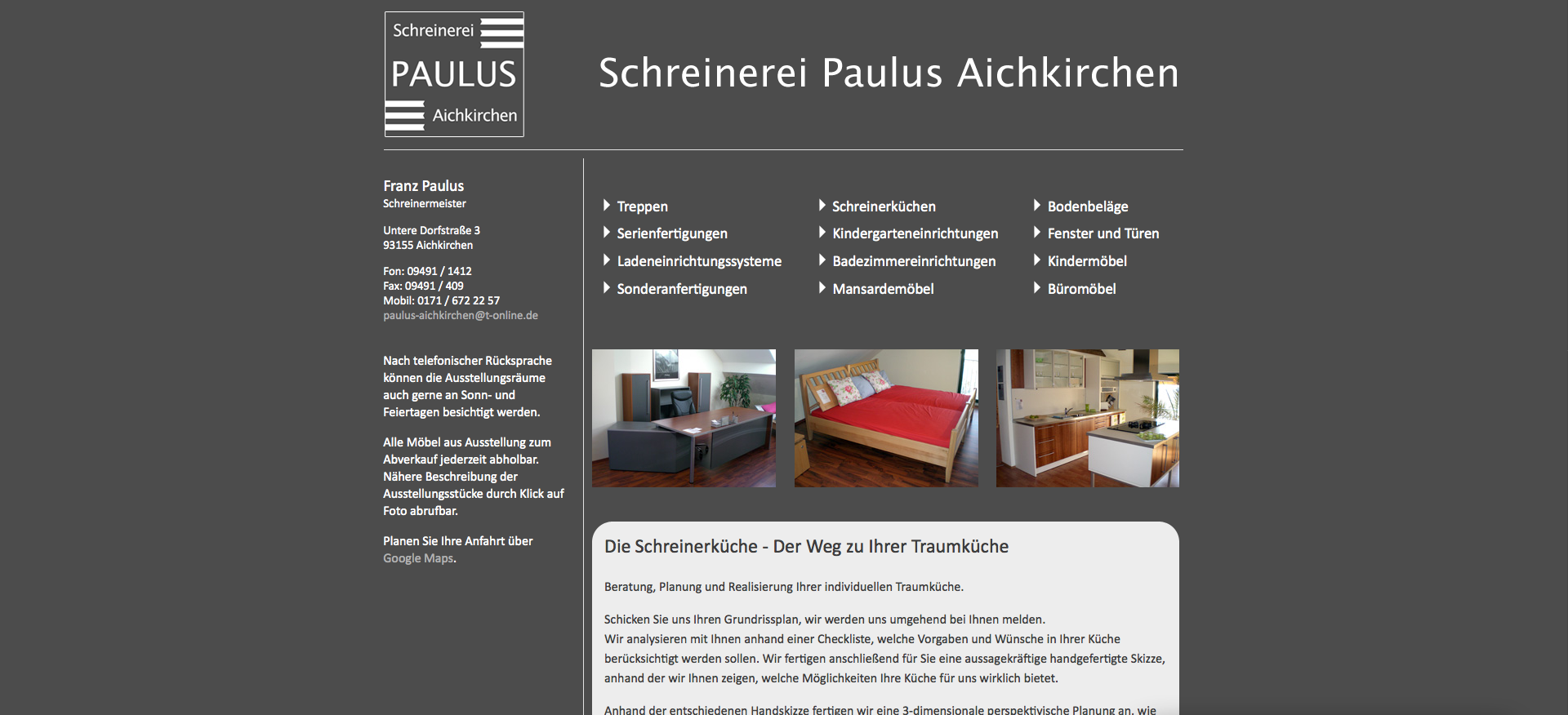 SCHREINEREI FRANZ PAULUS AICHKIRCHEN